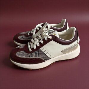 COLE HAAN Women's Grand Crosscourt Meadow Runner Plaid Sneakers Size 5.5